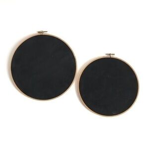 Chalkboard Embroidery Hoops - 2 sizes